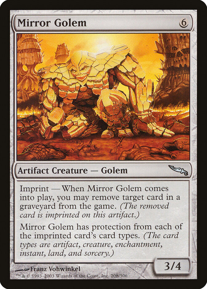 Mirror Golem — Mirrodin 208/306