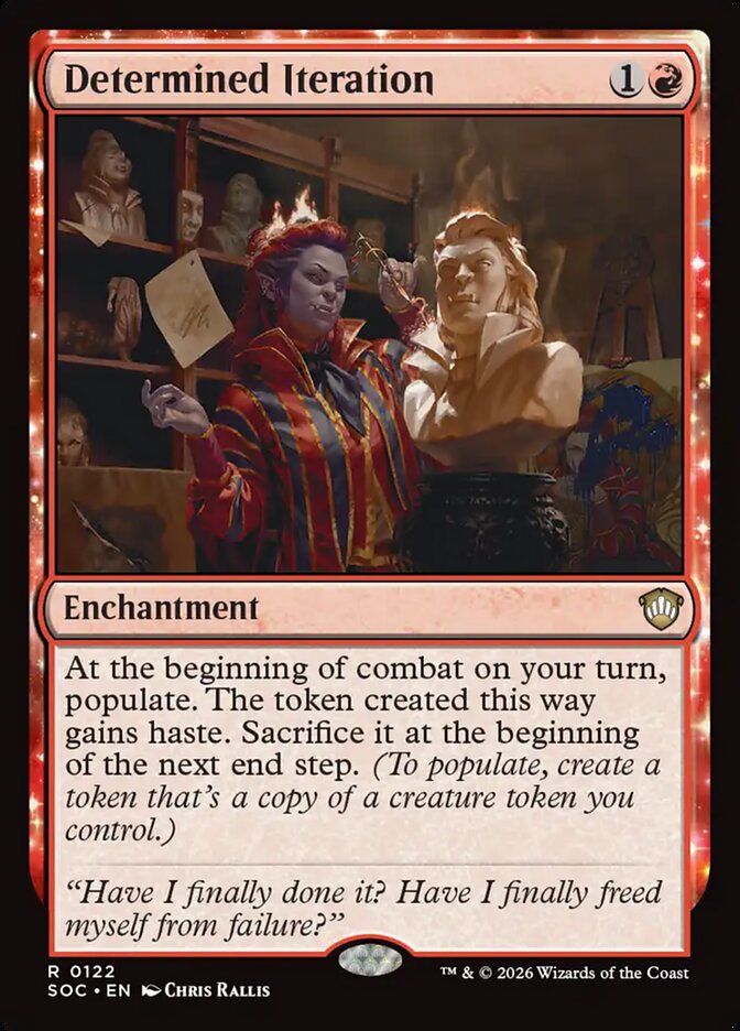 Determined Iteration — Secrets of Strixhaven Commander 122/426