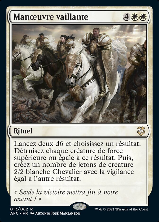 Manœuvre vaillante — Forgotten Realms Commander 13/331