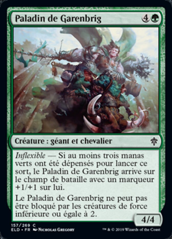 Paladin de Garenbrig — Throne of Eldraine 157/398