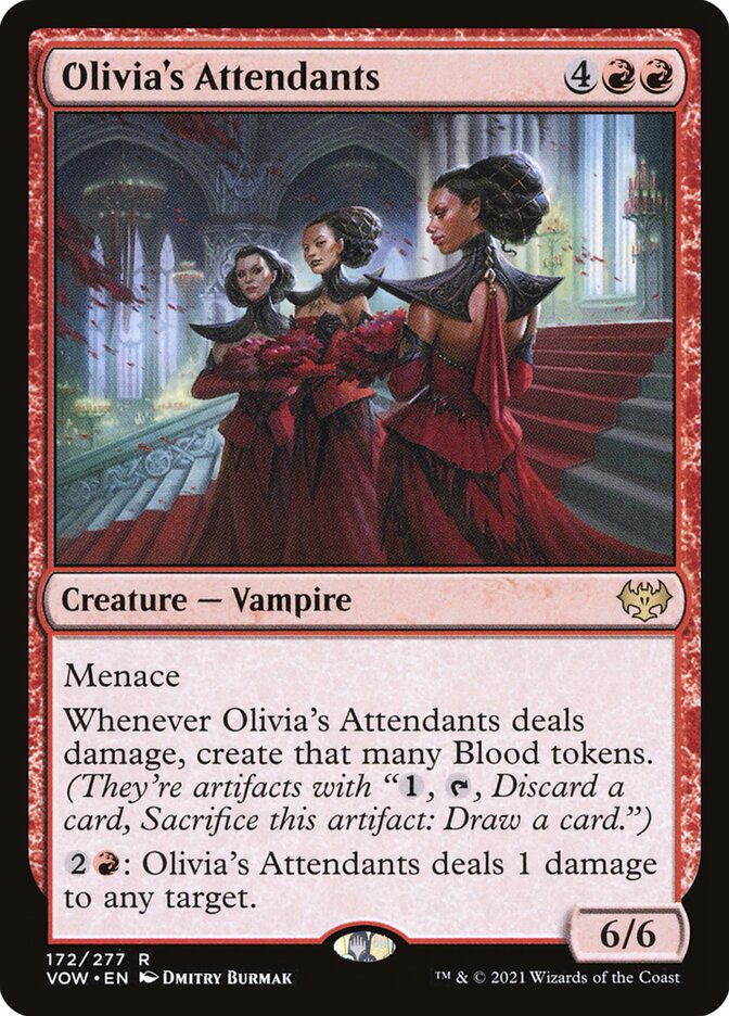 Olivia's Attendants — Innistrad: Crimson Vow 172/423