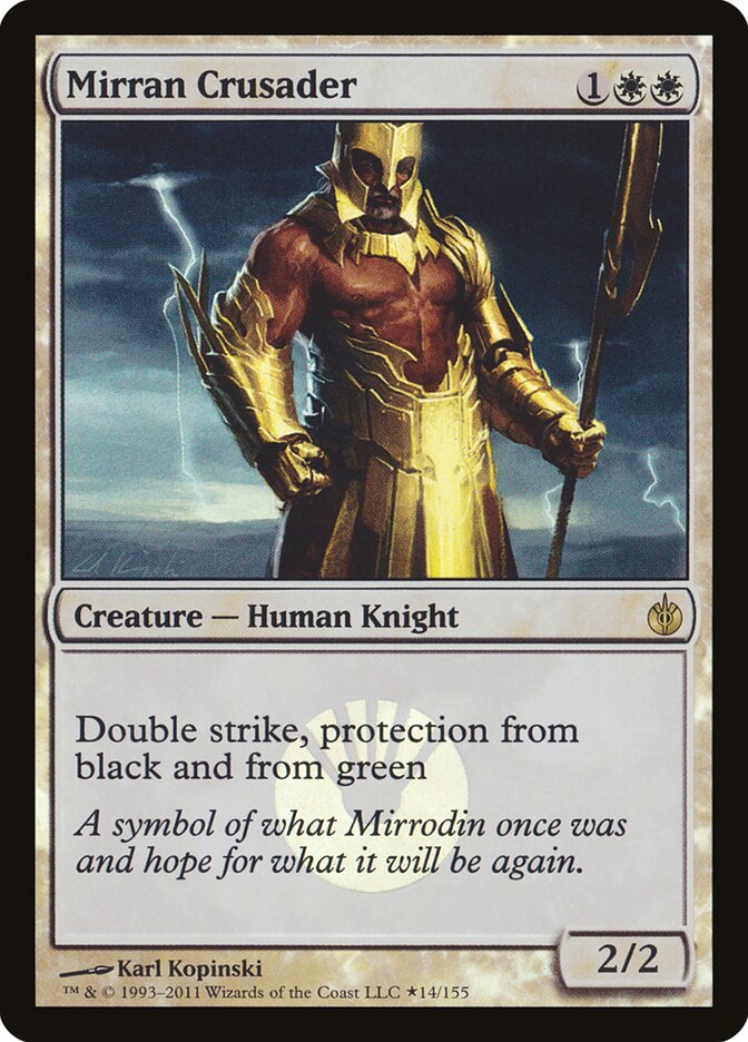 Mirran Crusader — Mirrodin Besieged Promos 14★/4