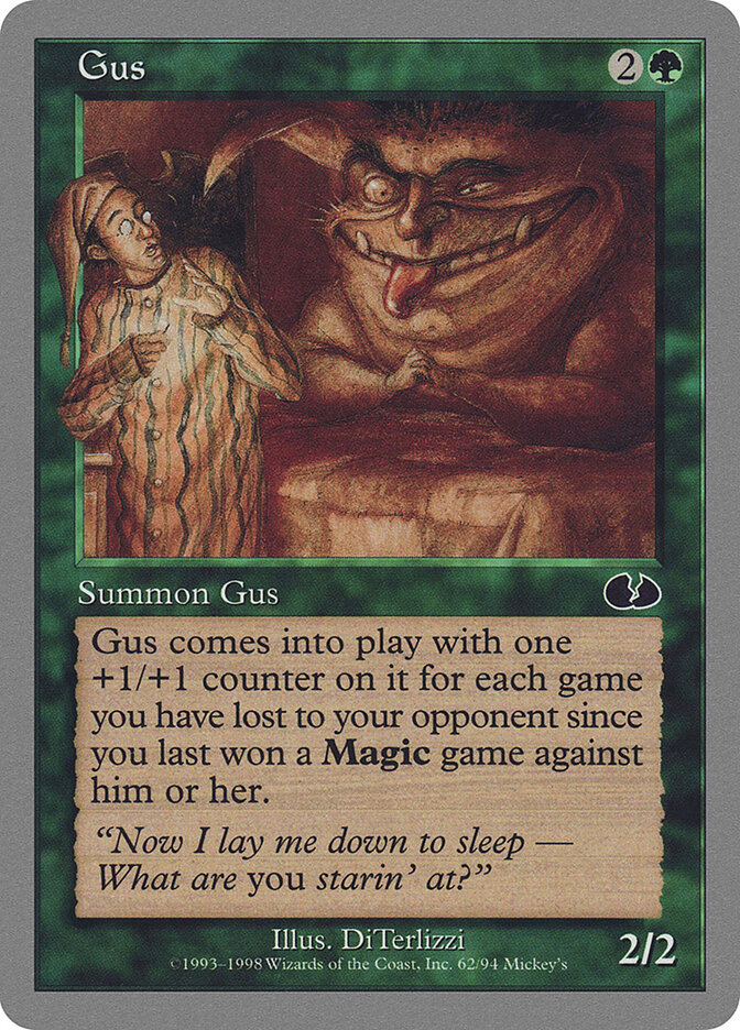 Gus — Unglued 62/88