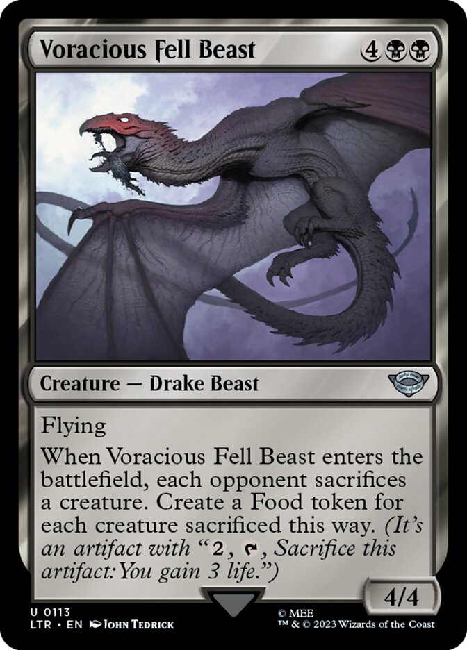 Voracious Fell Beast — The Lord of the Rings: Tales of Middle-earth 113/856