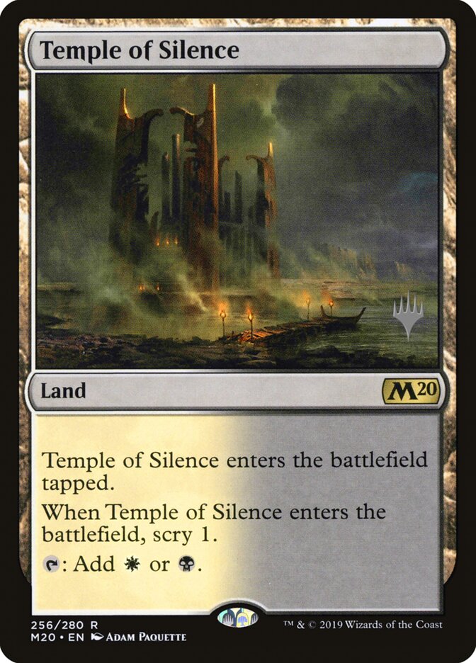 Temple of Silence — Core Set 2020 Promos 256p/144
