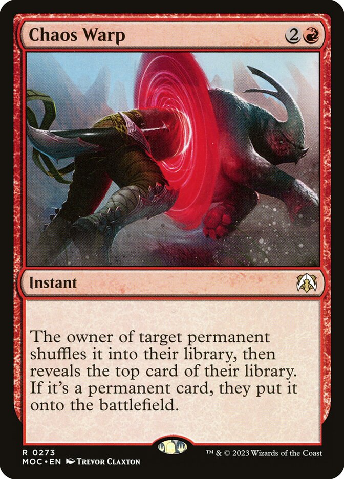 Chaos Warp — March of the Machine Commander 273/450