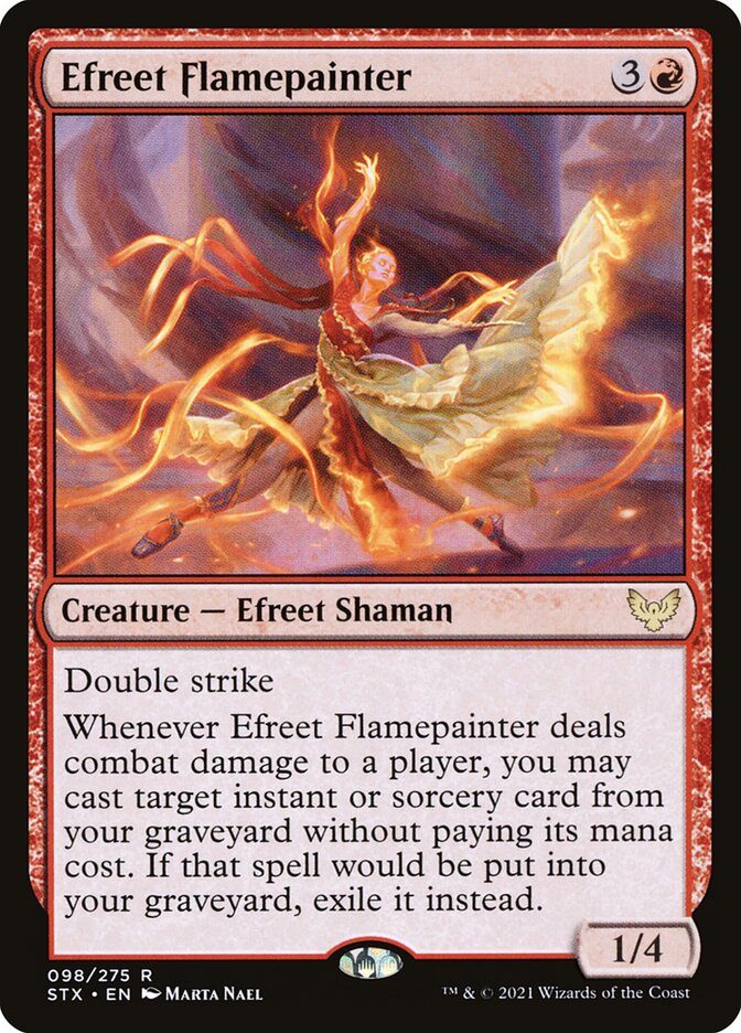 Efreet Flamepainter — Strixhaven: School of Mages 98/393