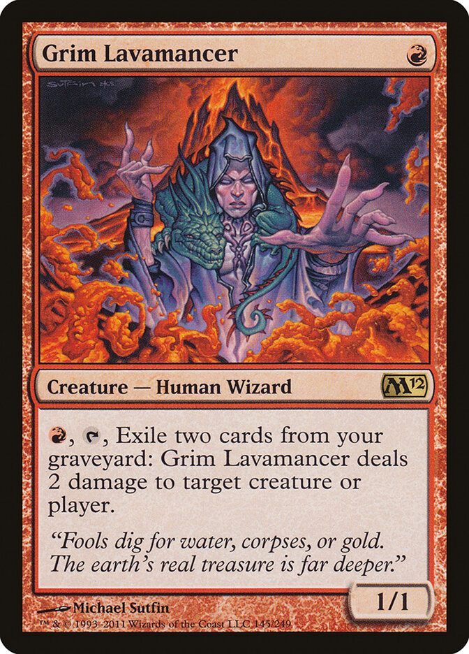 Grim Lavamancer — Magic 2012 145/249