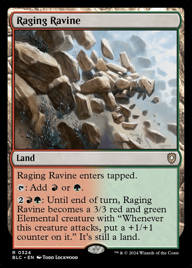 Ravin enragé — Bloomburrow Commander 324/356