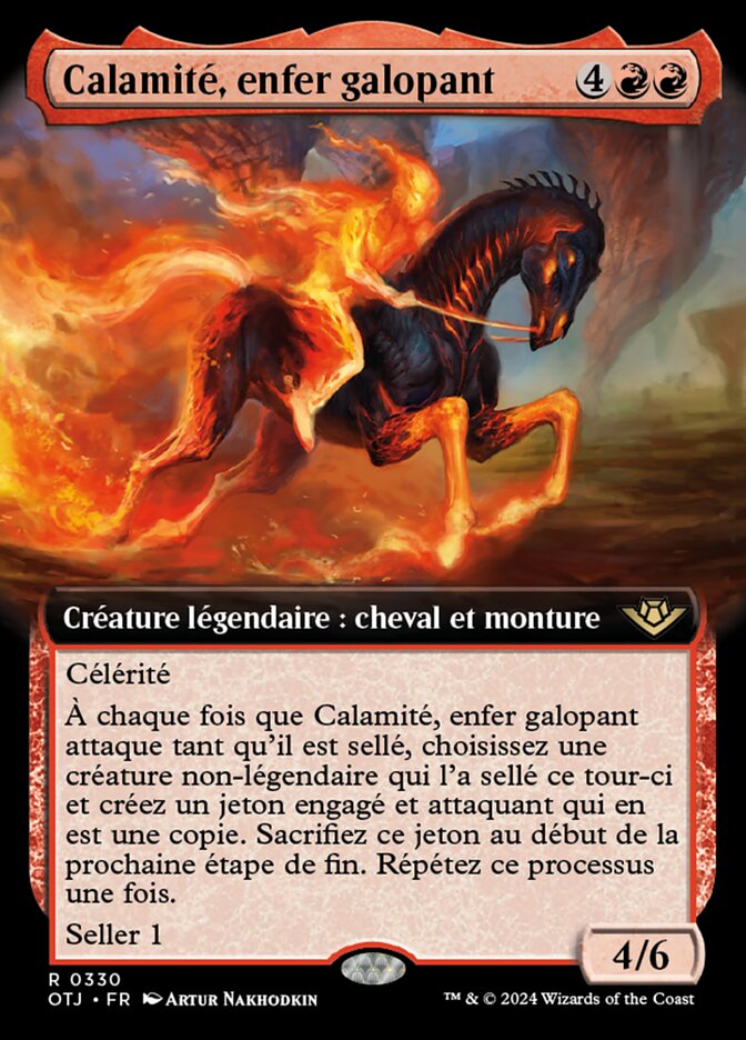 Calamité, enfer galopant — Outlaws of Thunder Junction 330/374