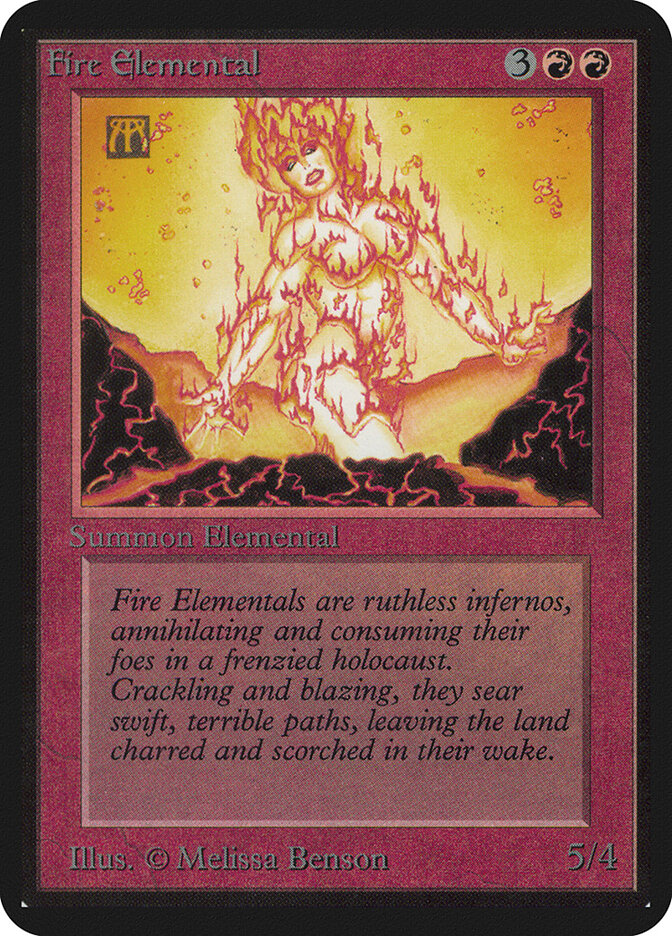 Fire Elemental — Limited Edition Alpha 148/295