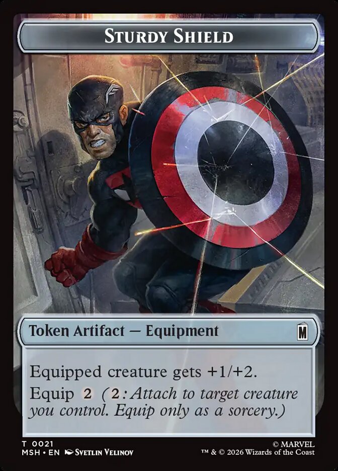 Sturdy Shield — Marvel Super Heroes Tokens 21/27