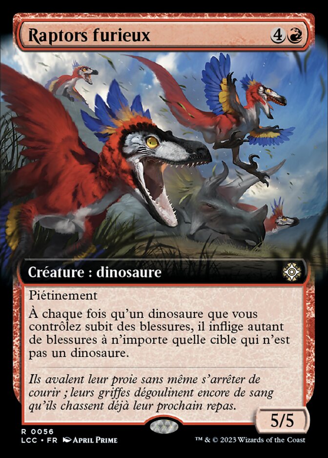 Raptors furieux — The Lost Caverns of Ixalan Commander 56/370