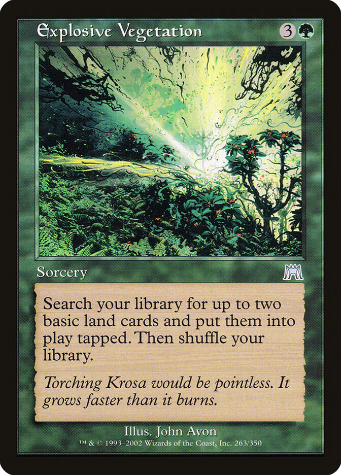 Explosive Vegetation — Onslaught 263/350