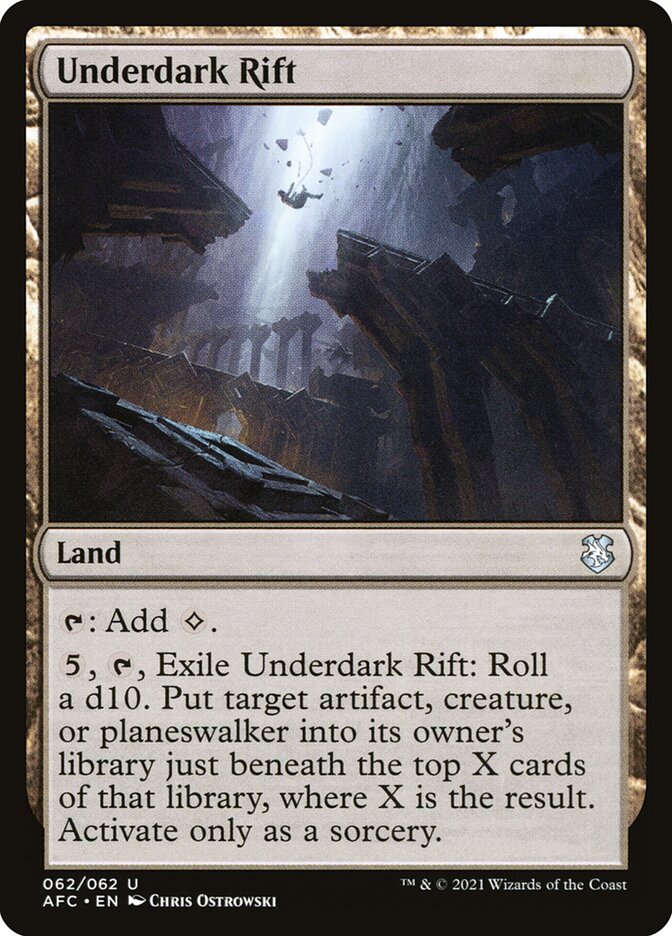 Underdark Rift — Forgotten Realms Commander 62/331
