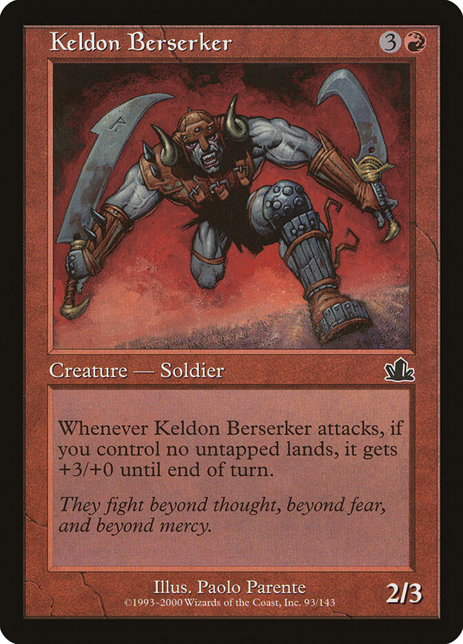Keldon Berserker — Prophecy 93/144
