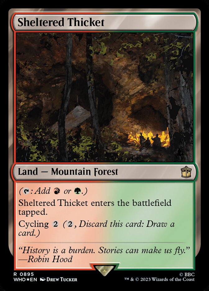 Sheltered Thicket — Doctor Who 895/1178