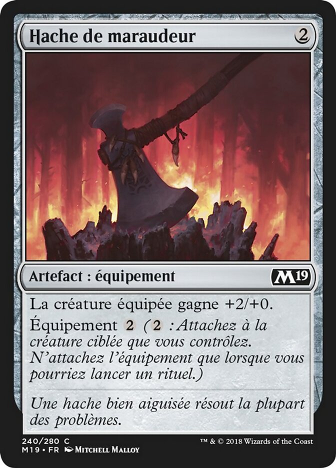 Hache de maraudeur — Core Set 2019 240/314