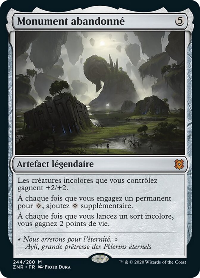 Monument abandonné — Zendikar Rising 244/406