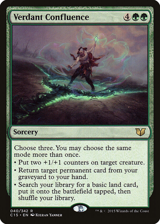 Verdant Confluence — Commander 2015 40/342