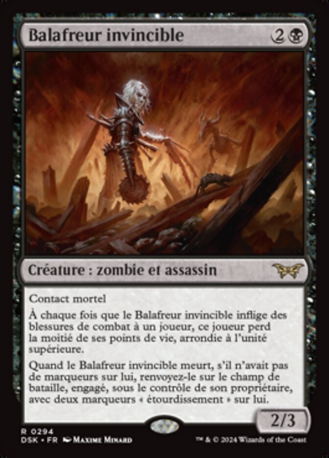 Balafreur invincible — Duskmourn: House of Horror 294/419