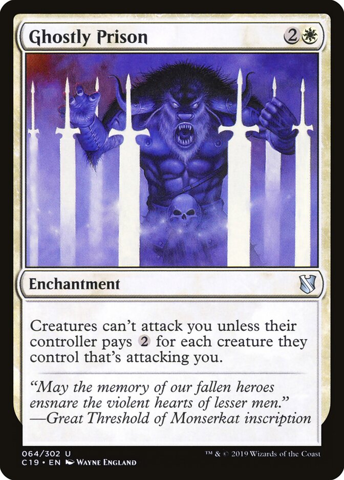 Ghostly Prison — Commander 2019 64/302