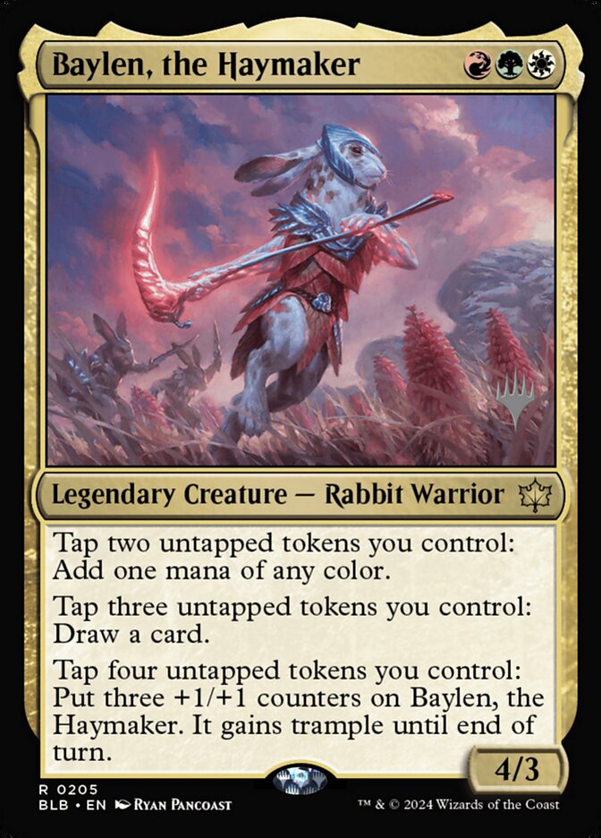 Baylen, the Haymaker — Bloomburrow Promos 205p/160
