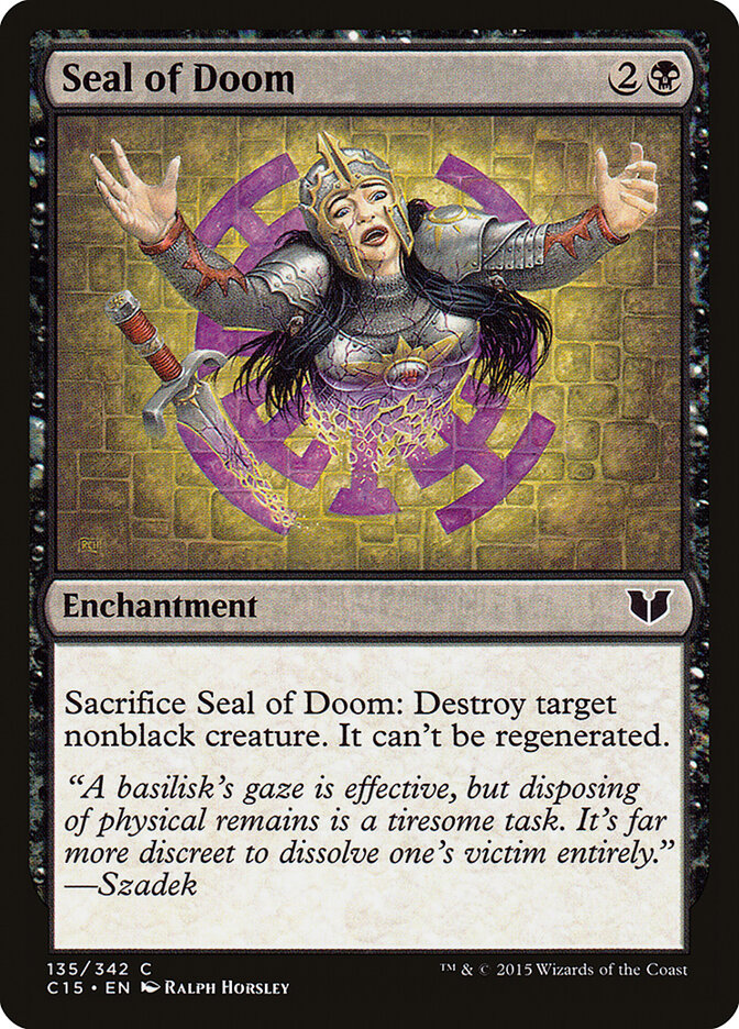 Seal of Doom — Commander 2015 135/342