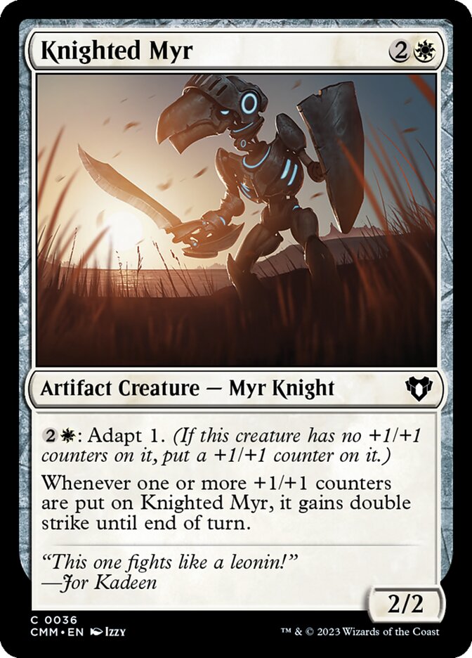 Myr adoubé — Commander Masters 36/1067