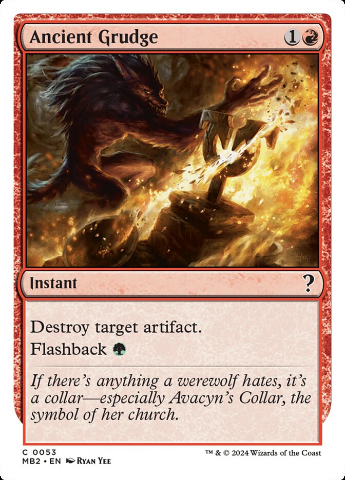 Ancient Grudge — Mystery Booster 2 53/385