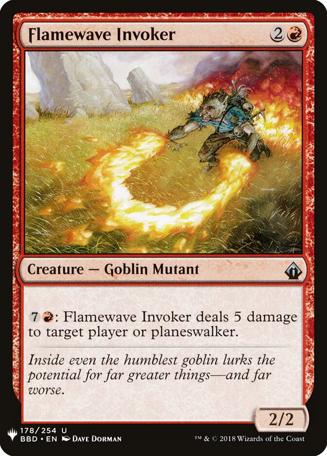 Flamewave Invoker — The List BBD-178/5581