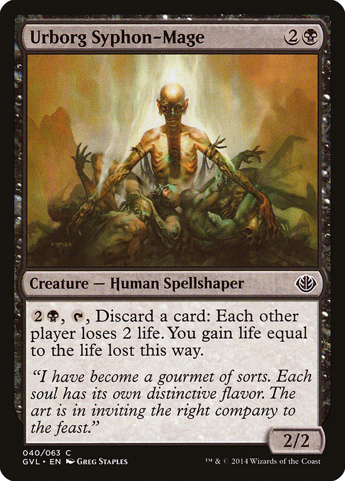 Urborg Syphon-Mage — Duel Decks Anthology: Garruk vs. Liliana 40/63