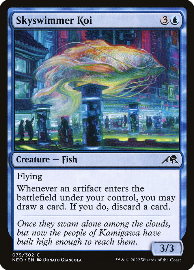 Skyswimmer Koi — Kamigawa: Neon Dynasty 79/531
