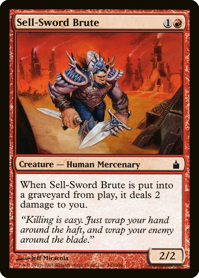 Brute ventépée — Ravnica: City of Guilds 142/306