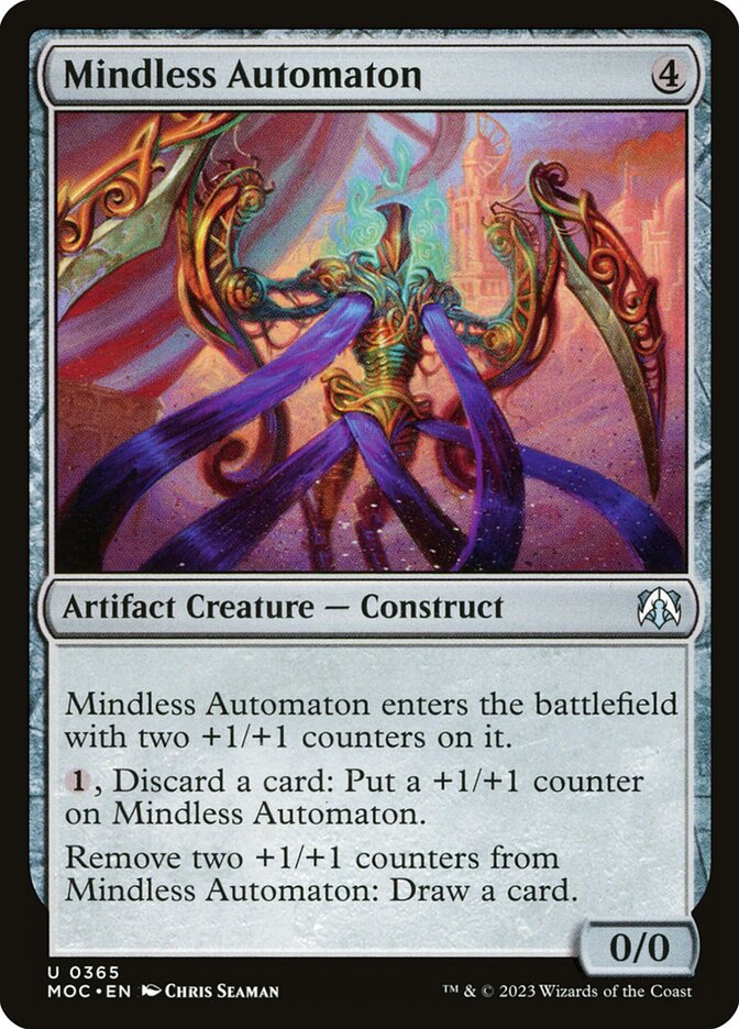 Mindless Automaton — March of the Machine Commander 365/450