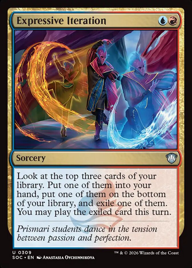 Expressive Iteration — Secrets of Strixhaven Commander 309/426