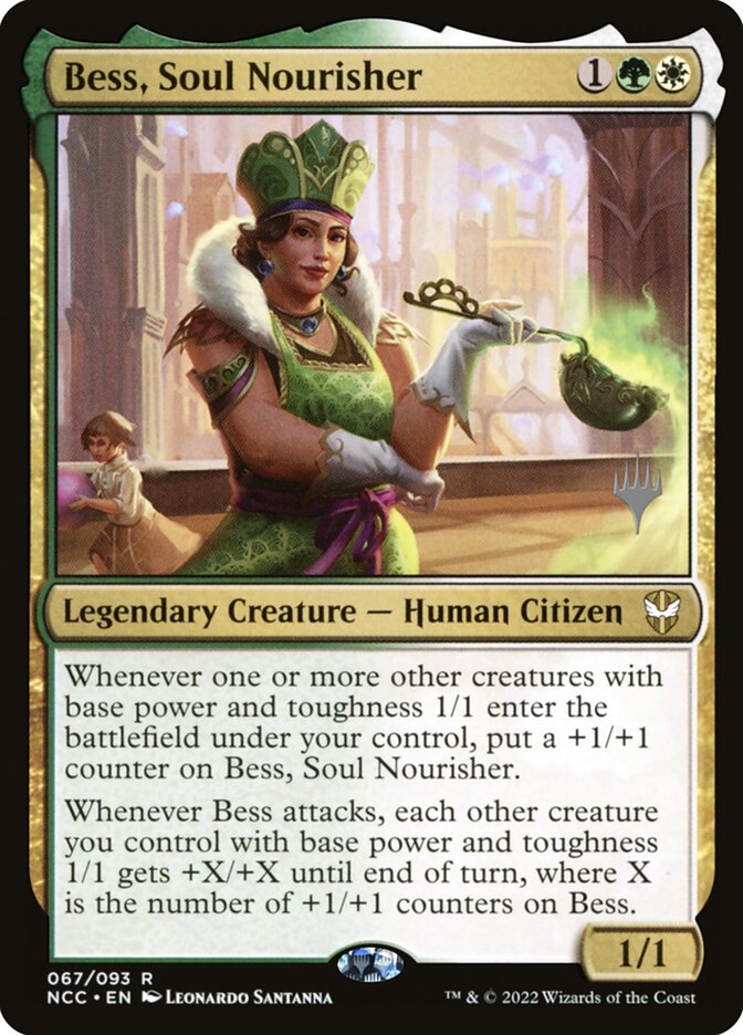 Bess, Soul Nourisher — New Capenna Commander Promos 67p/75