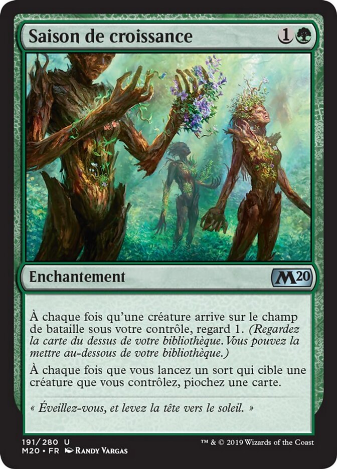 Saison de croissance — Core Set 2020 191/345