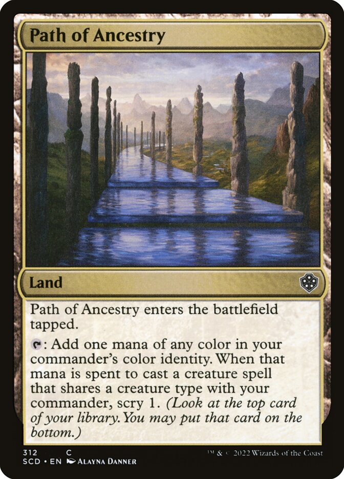 Path of Ancestry — Starter Commander Decks 312/352