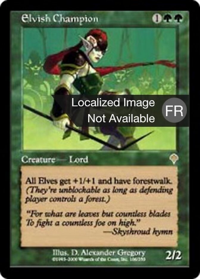 Championne elfe — Invasion 186/354