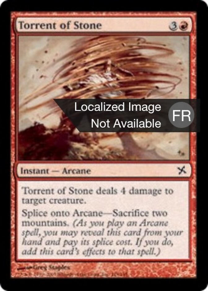 Torrent de pierres — Betrayers of Kamigawa 119/165