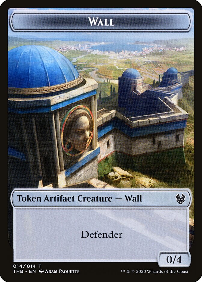 Wall — Theros Beyond Death Tokens 14/14