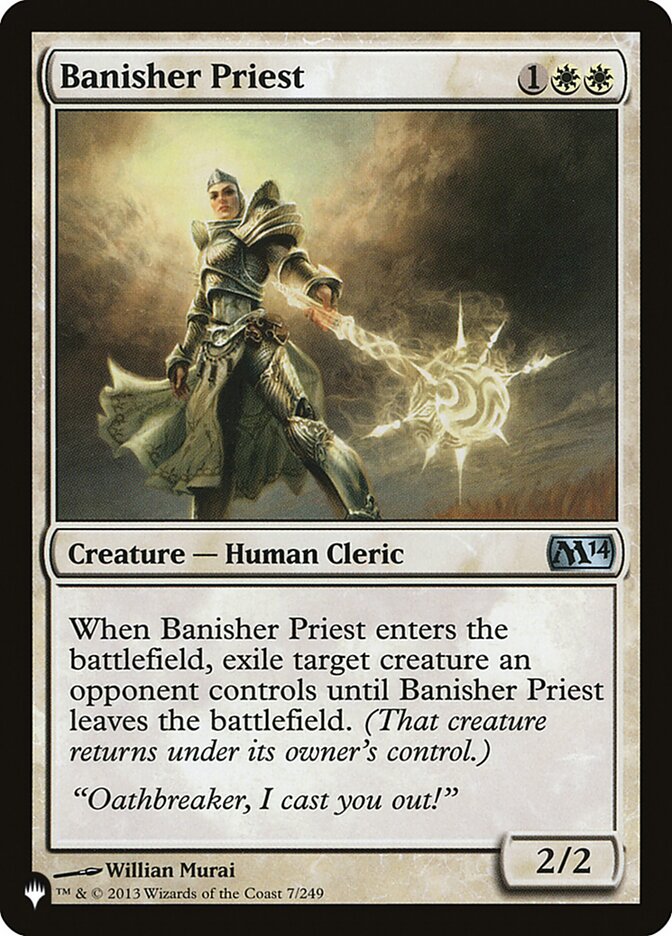 Banisher Priest — The List M14-7/5581