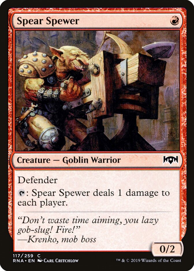 Spear Spewer — Ravnica Allegiance 117/273