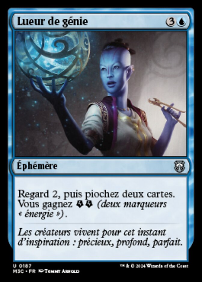 Lueur de génie — Modern Horizons 3 Commander 187/398
