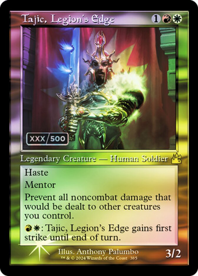 Tajic, Legion's Edge — Ravnica Remastered 385z/531