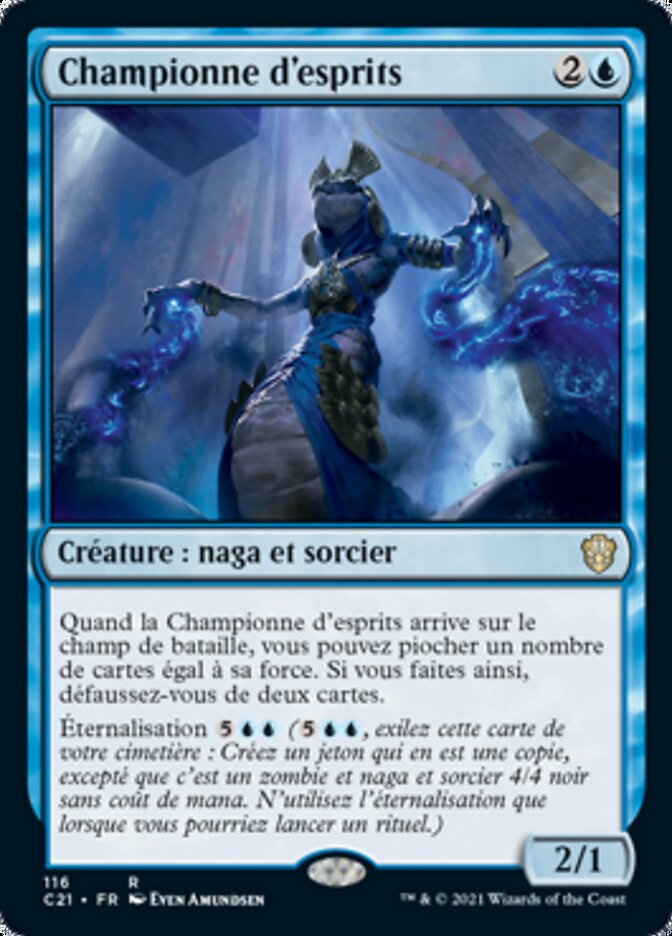 Championne d'esprits — Commander 2021 116/409