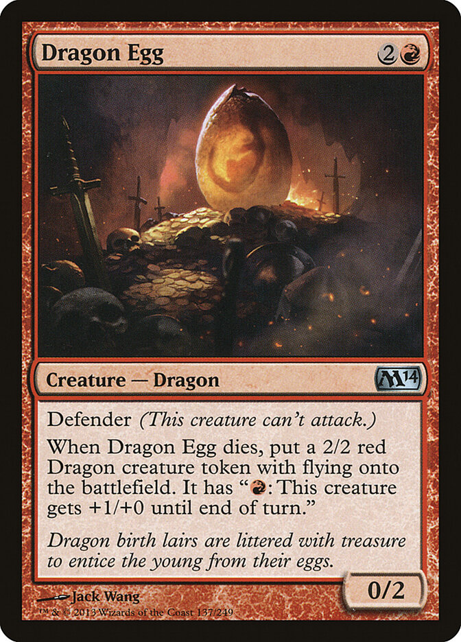 Dragon Egg — Magic 2014 137/249