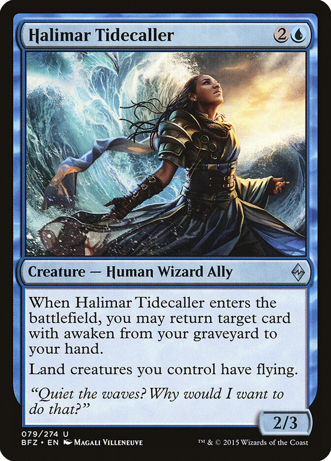 Halimar Tidecaller — Battle for Zendikar 79/299