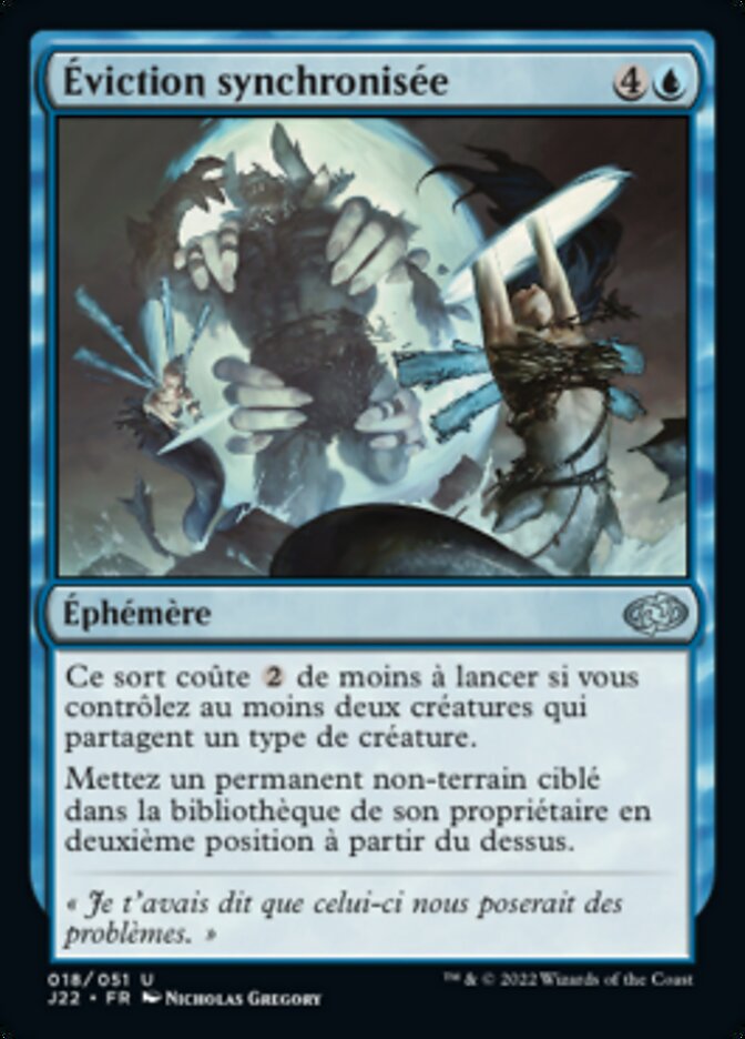Éviction synchronisée — Jumpstart 2022 18/835